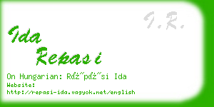 ida repasi business card